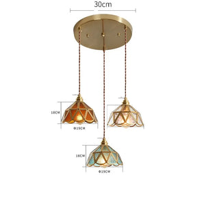 Celako™ Kagura Pendant Light | Glass Dining Room Lighting