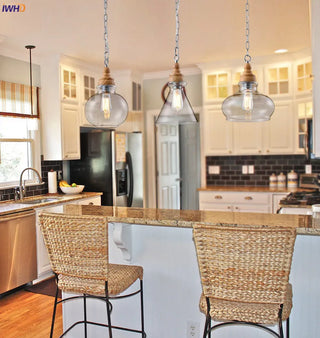 Celako™ Vetrino Pendant Light | Glass Dining Room Lighting