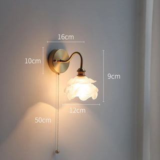 Celako™ Liliope Wall Light | Copper Bedroom Lighting