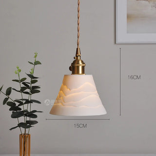 Celako™ Kaolia Pendant Light | Ceramic Dining Room Lighting