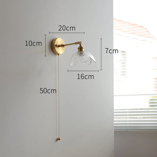 Celako™ Verdana Wall Light | Glass Bedroom Lighting
