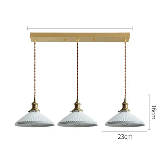 Celako™ Lumira Pendant Light | Ceramic Dining Room Lighting