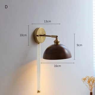 Celako™ Sondera Wall Light | Copper Bedroom Lighting