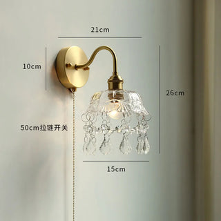Celako™ Cuprora Wall Light | Copper Bedroom Lighting