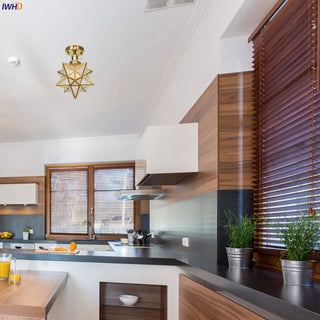 Celako™ Cuprial Ceiling Light | Copper Living Room Lighting