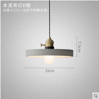 Celako™ Betora Pendant Light | Cement Dining Room Lighting
