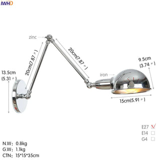 Celako™ Alureo Wall Light | Industrial Bathroom Lighting