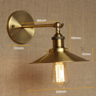 Celako™ Vetriona Wall Light | Vintage Glass Bedroom Lighting