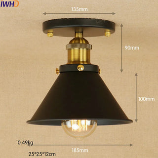 Copper Edison LED ceiling Light Fixtures Loft Style Industrial Vintage Ceiling Lamp Lights Plafonnier Luminaira Lampara Techo
