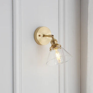 Celako™ Orbica Wall Light | Copper Glass Bedroom Lighting