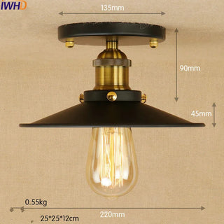 Copper Edison LED ceiling Light Fixtures Loft Style Industrial Vintage Ceiling Lamp Lights Plafonnier Luminaira Lampara Techo