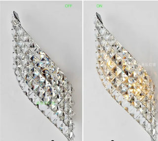 Celako™ Orlune Wall Light | Crystal Entryway Lighting