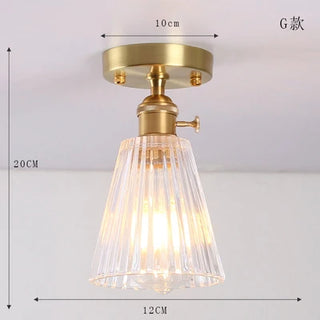 Celako™ Cavalon Ceiling Light | Copper Hallway Lighting
