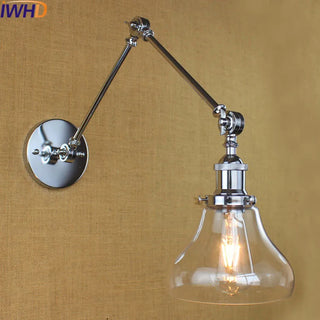 Celako™ Cantil Wall Light | Vintage Glass Bedroom Lighting
