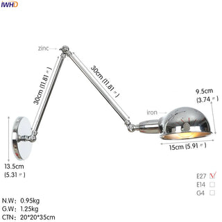 Celako™ Alureo Wall Light | Industrial Bathroom Lighting