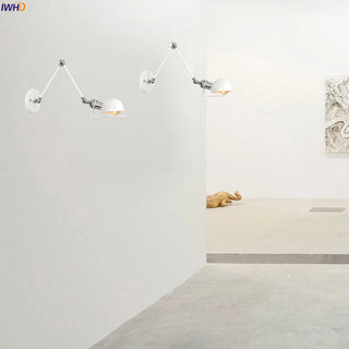 Celako™ Levera Wall Light | Iron Industrial Bedside Lighting