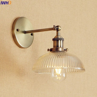 Celako™ Arculo Wall Light | Antique Brass Loft Retro Industrial Bedroom Lighting