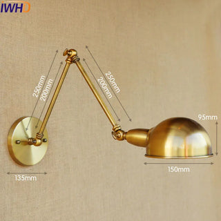 Celako™ Cantelo Wall Light | Vintage Iron Bedroom Lighting
