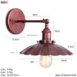 Celako™ Silvane Wall Light | Industrial Entryway Lighting