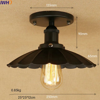Copper Edison LED ceiling Light Fixtures Loft Style Industrial Vintage Ceiling Lamp Lights Plafonnier Luminaira Lampara Techo