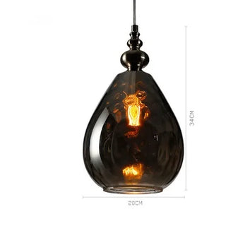 Celako™ Lunora Pendant Light | Glass Dining Room Lighting