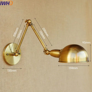 Celako™ Cantelo Wall Light | Vintage Iron Bedroom Lighting