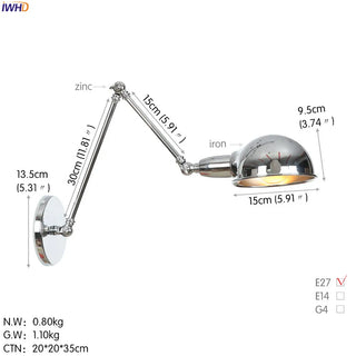 Celako™ Alureo Wall Light | Industrial Bathroom Lighting