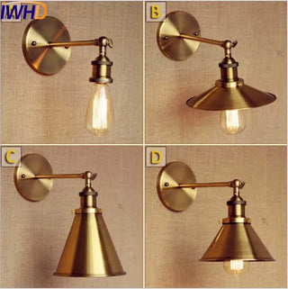 Celako™ Ormelo Wall Light | Vintage Iron Bedroom Lighting