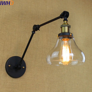 Celako™ Cantil Wall Light | Vintage Glass Bedroom Lighting