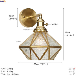 Celako™ Svelte Wall Light | Copper Bedroom Lighting