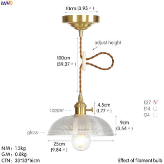 Celako™ Vitruna Pendant Light | Copper Dining Room Lighting