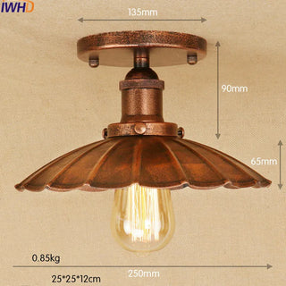 Copper Edison LED ceiling Light Fixtures Loft Style Industrial Vintage Ceiling Lamp Lights Plafonnier Luminaira Lampara Techo