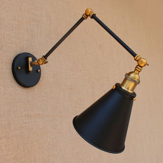 Celako™ Girova Wall Light | Industrial Iron Bedside Lighting