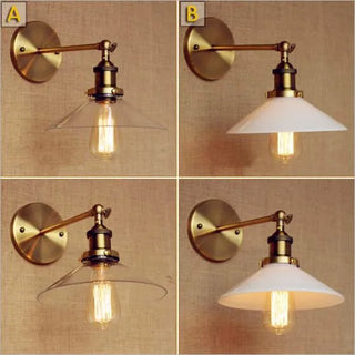 Celako™ Vetriona Wall Light | Vintage Glass Bedroom Lighting