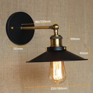 Celako™ Ormelo Wall Light | Vintage Iron Bedroom Lighting