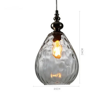Celako™ Lunora Pendant Light | Glass Dining Room Lighting