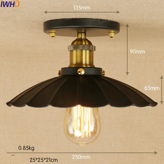 Copper Edison LED ceiling Light Fixtures Loft Style Industrial Vintage Ceiling Lamp Lights Plafonnier Luminaira Lampara Techo