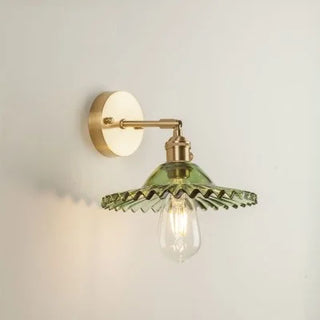 Celako™ Orbica Wall Light | Copper Glass Bedroom Lighting