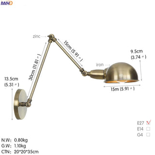Celako™ Alureo Wall Light | Industrial Bathroom Lighting