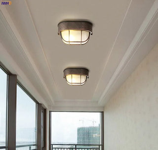 Celako™ Nivela Ceiling Light | Brushed Nickel Hallway Lighting