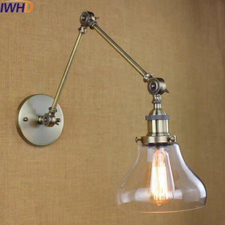 Celako™ Cantil Wall Light | Vintage Glass Bedroom Lighting