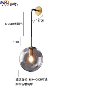 Celako™ Aurea Wall Light | Glass Hallway Lighting