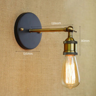 Celako™ Ormelo Wall Light | Vintage Iron Bedroom Lighting