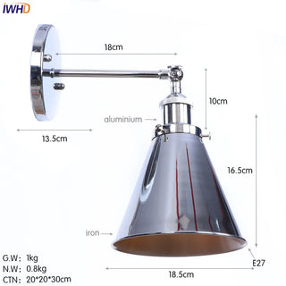 Celako™ Auriron Wall Light | Industrial Iron Bedroom Lighting