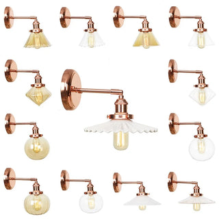 Celako™ Lunoro Wall Light | Glass Bedroom Lighting