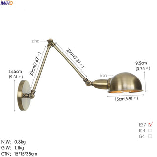 Celako™ Alureo Wall Light | Industrial Bathroom Lighting