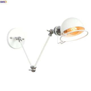 Celako™ Levera Wall Light | Iron Industrial Bedside Lighting