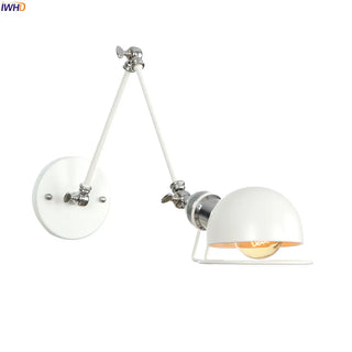 Celako™ Levera Wall Light | Iron Industrial Bedside Lighting