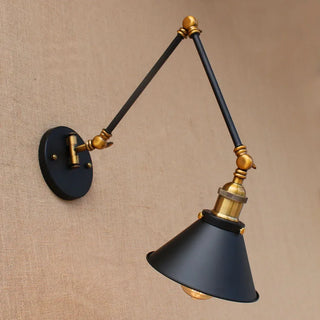 Celako™ Girova Wall Light | Industrial Iron Bedside Lighting