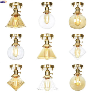 Celako™ Orbina Ceiling Light | Glass Hallway Lighting